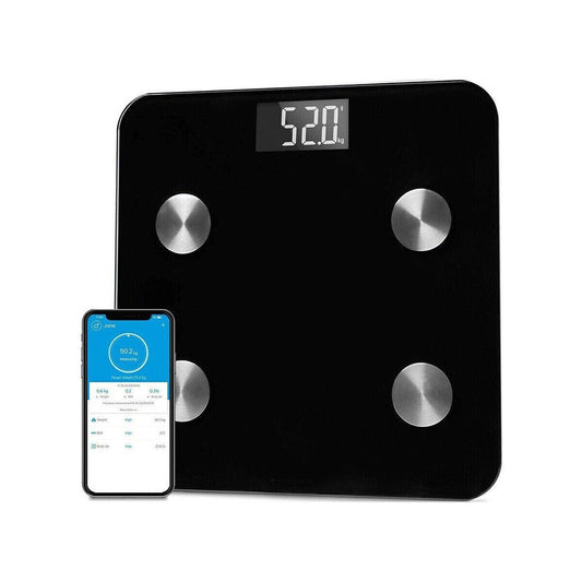 Bilancia in VETRO Pesapersone Digitale Bluetooth Elettronica Portata 180 Kg B24